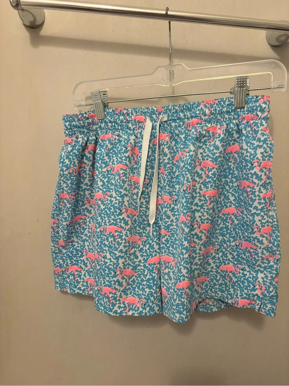 Chubbies The Domingos Are for Flamingos swim trunks shorts Men's M 5.5